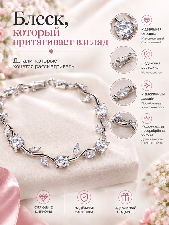 Женский браслет, стильное украшение на руку, модный аксессуар для женщин
