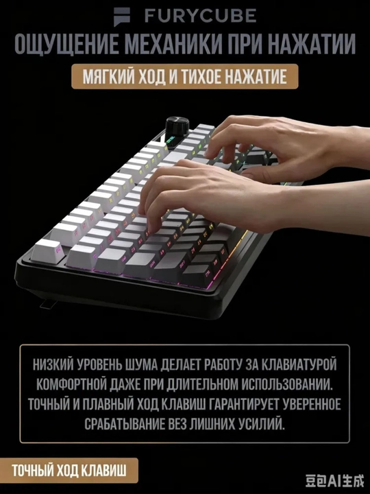 O‘yin uchun kibersport klaviaturalari ZIFRIEND AG68, RX75PRO VA BD61 oʻyin RGB yoritgichli