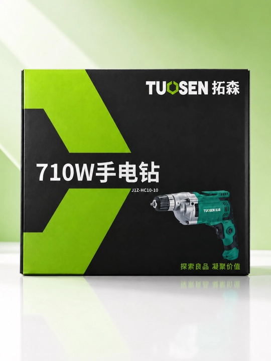 Электрическая дрель TUOSEN JZJ-MC10-10, 710 Вт, патрон 10 мм