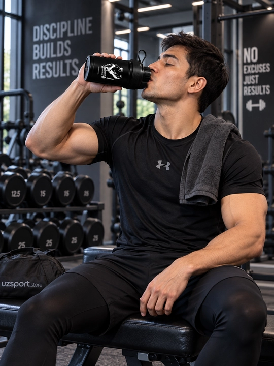 Sport butilkasi protein va geyner uchun, sheyker
