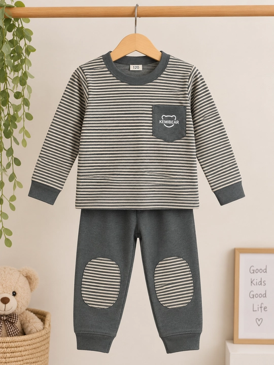 O‘g‘il bolalar uchun bolalar pijamasi, uy uchun yumshoq pijama, uy kiyim - 