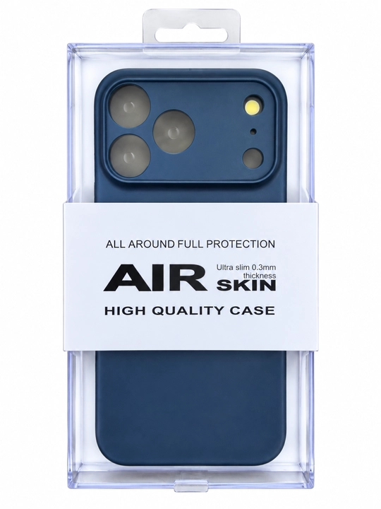 IPhone uchun Air Skin yupqa g‘ilofi KZDOO — 0.3 mm, minimalistik himoya