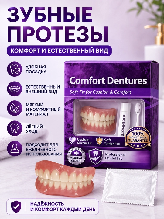 Косметические временные силиконовые виниры, комфорт, легкий уход, универсальный - 