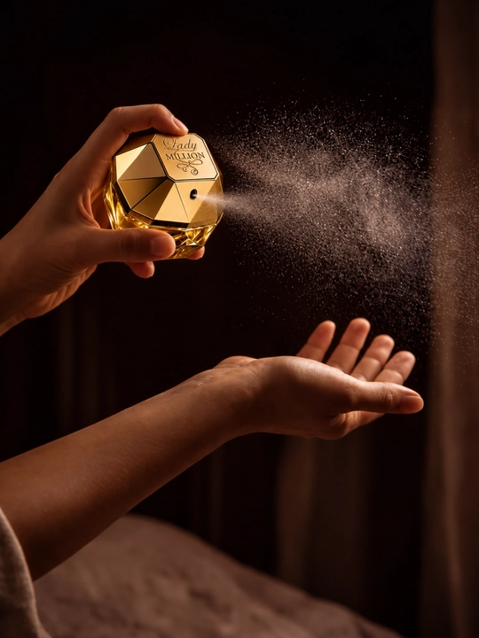 Paco Rabanne Lady Million ayollar atiri shirin gulli va mevali ifor, parfyumeriya suvi EDP