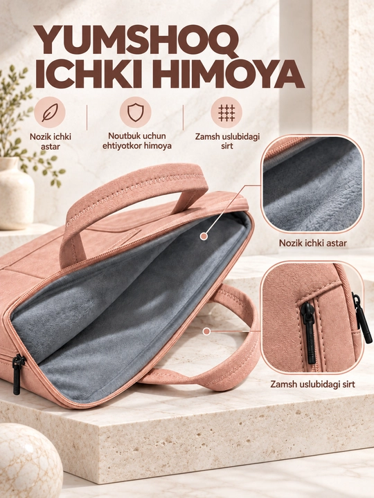 Стильная сумка для ноутбука SOCKO, 13-14 и 15.6 дюймов, с брелком-мишкой