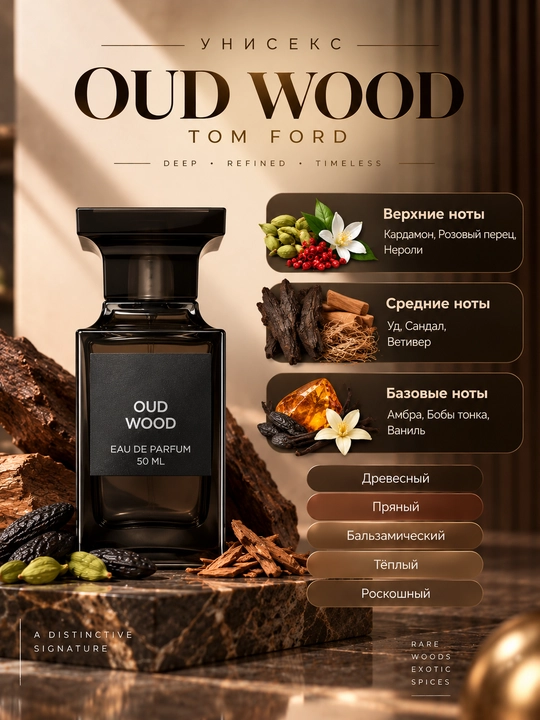Tom Ford Oud Wood atirlar erkaklar va atirlar ayollar uchun, probnik atirlar