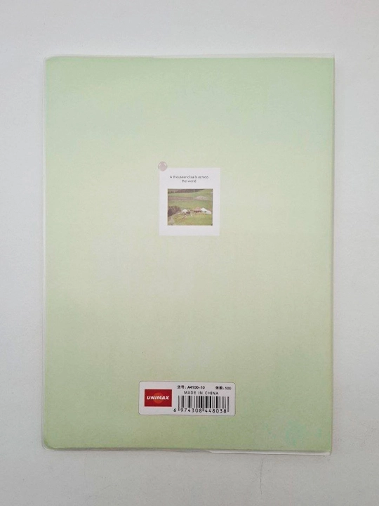 A5 formatdagi bloknot 160 varoq 19,5 × 13 sm terisimon muqovali