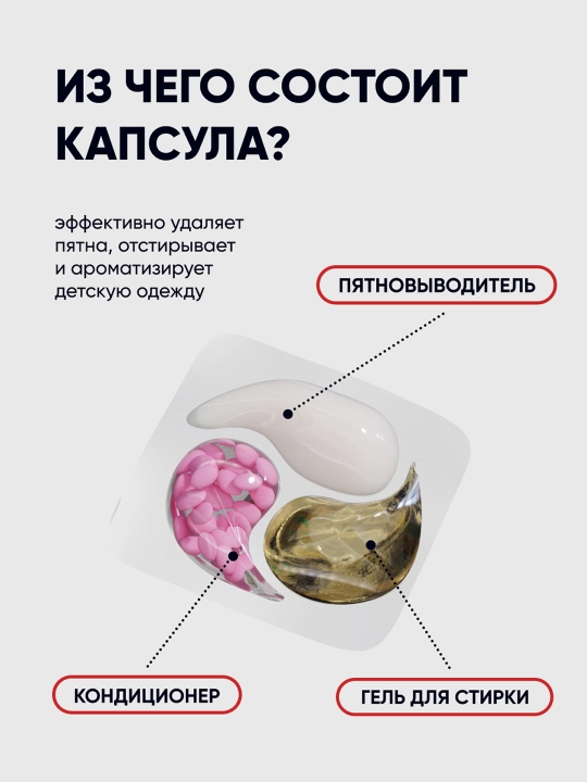 Капсулы для стирки Antabax Vertigo, суперконцентрат, кондиционер и пятновыводитель, 30 шт
