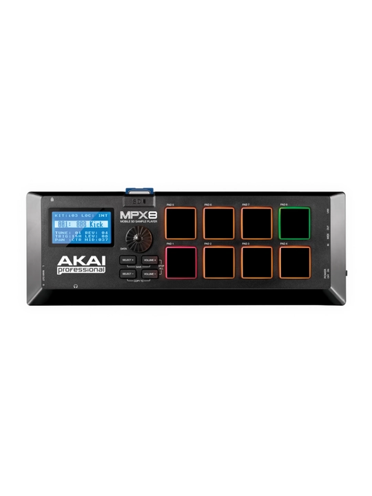 Akai MPX8 portativ pad-sampler, SD-karta qo'llab-quvvatlovi bilan - 