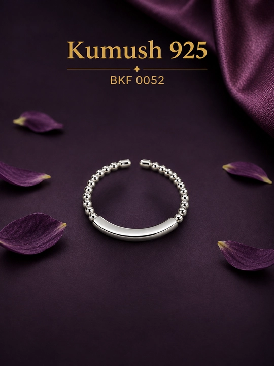 Klassik 925 probali kumush uzuk, sovg'a va kundalik taqish uchun - 