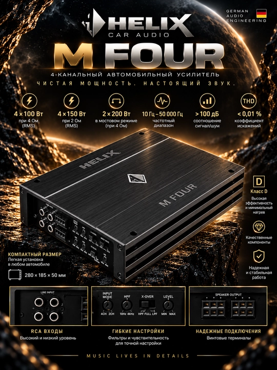 Helix M four