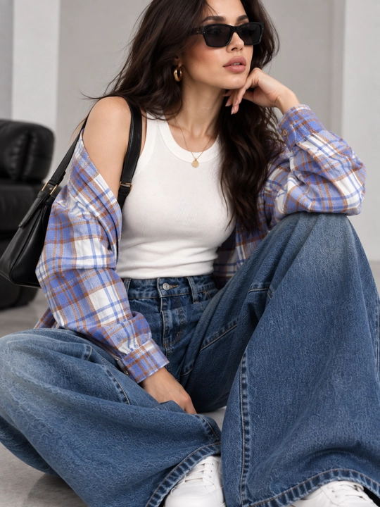 Ayollar jinsi shimlari, ayollar baggi shimlari, keng jinsi shimlar, S–XL