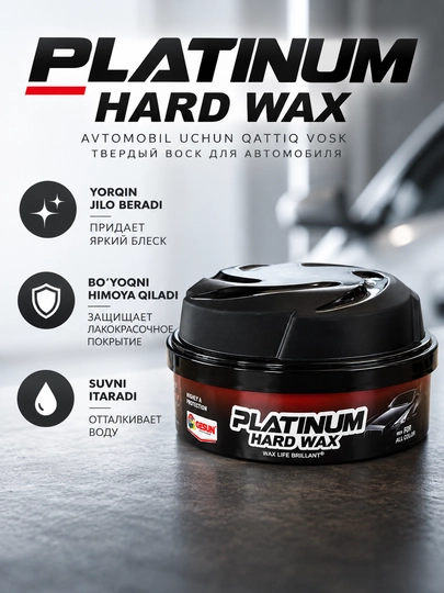 Avtomobil uchun qattiq mum GESUN Platinum Hard Wax, kuzov uchun vosita - 
