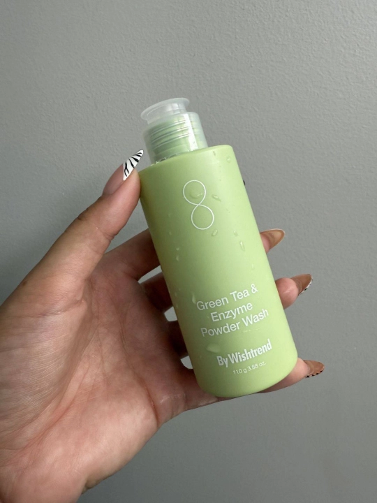 Enzyme powder wash & By Wishtrend Green Tea — fermentli yuvinish kukuni, 110 g