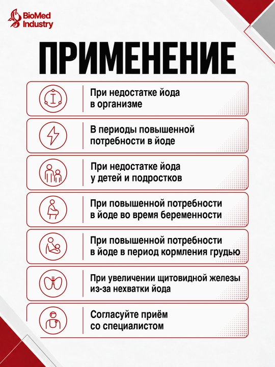 TIROSNAB YOD — Йод для здоровья щитовидной железы, 50 таблеток