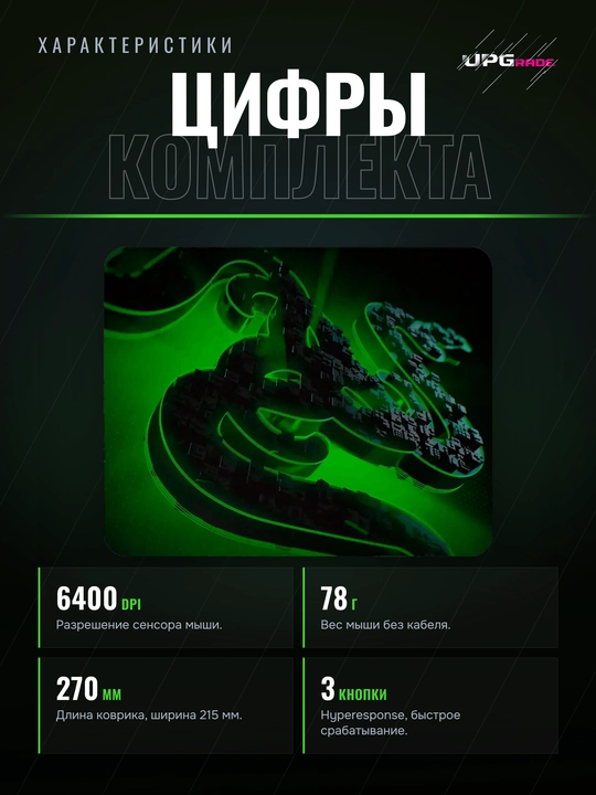 Razer Abyssus Lite to'plami: o'yin sichqonchasi va Goliathus Mobile Construct gilamchasi