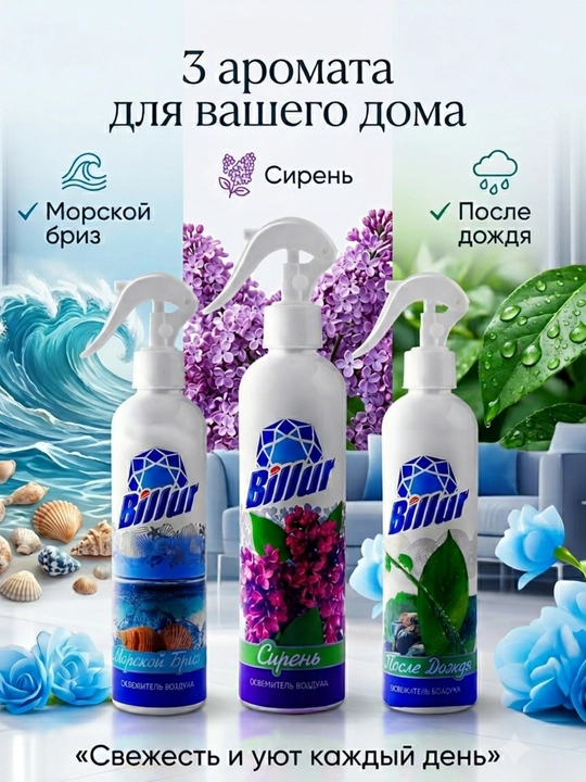 Havo tozalagich, xushbo'y hid, uy ifori, purkagich, vannaxona ifori, ofis ifori, 400 ml