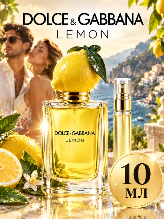 Духи Dolce & Gabbana Lemon, стойкий цитрусовый парфюм для мужчин и женщин - 