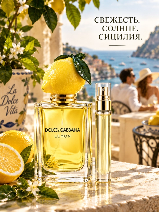Atir Lemon Dolce Gabbana, atirlar erkaklar va atirlar ayollar uchun, probnik atirlar