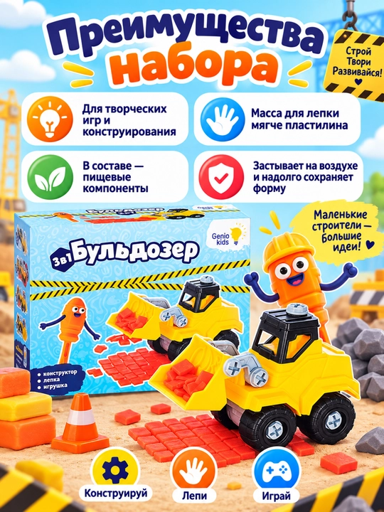 Наборы для детской лепки “Мир сюжетных игр”, DREAM MAKERS
