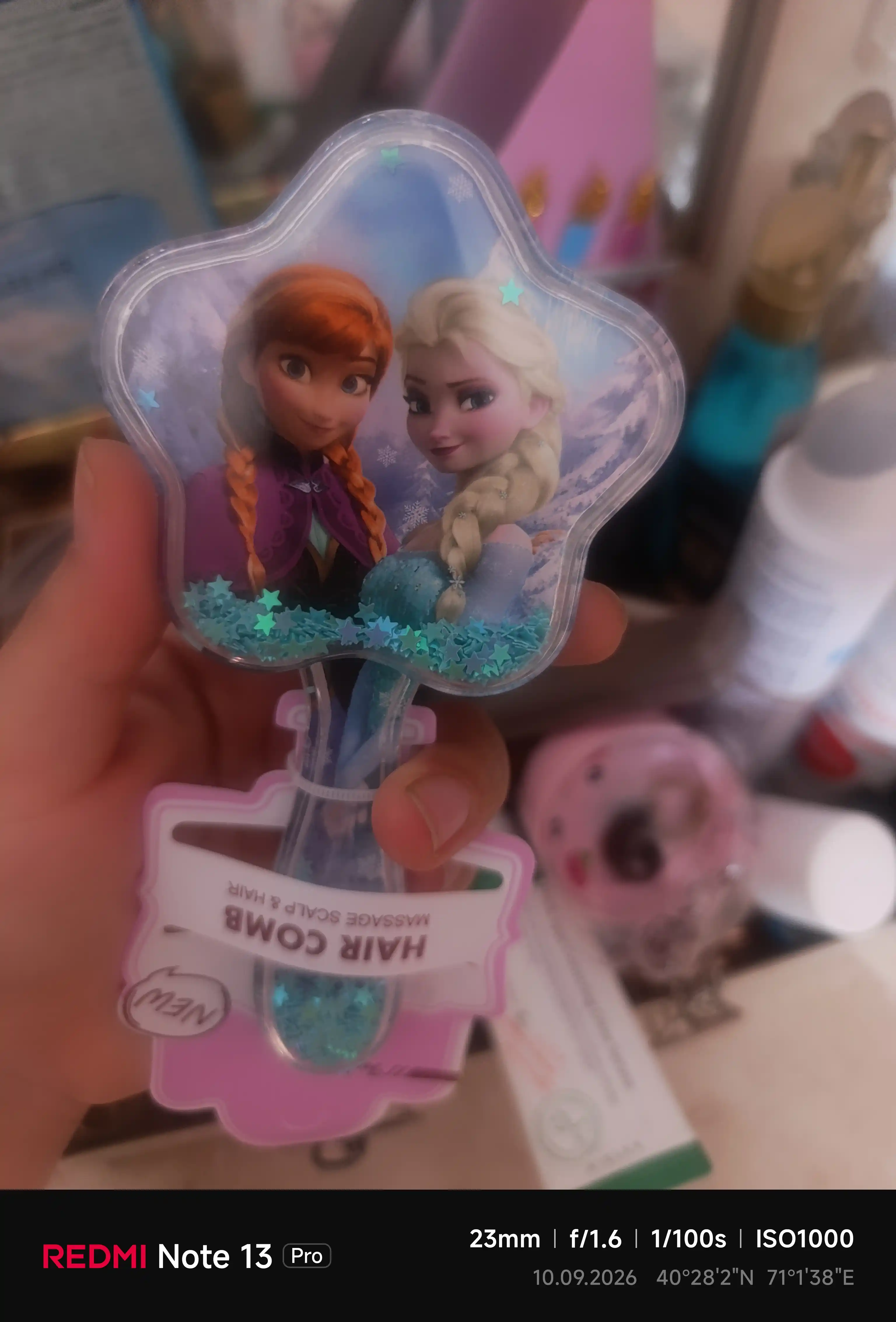 ❄️ Детская магическая расческа "Frozen" со звездочками — любимый подарок для  принцесс!