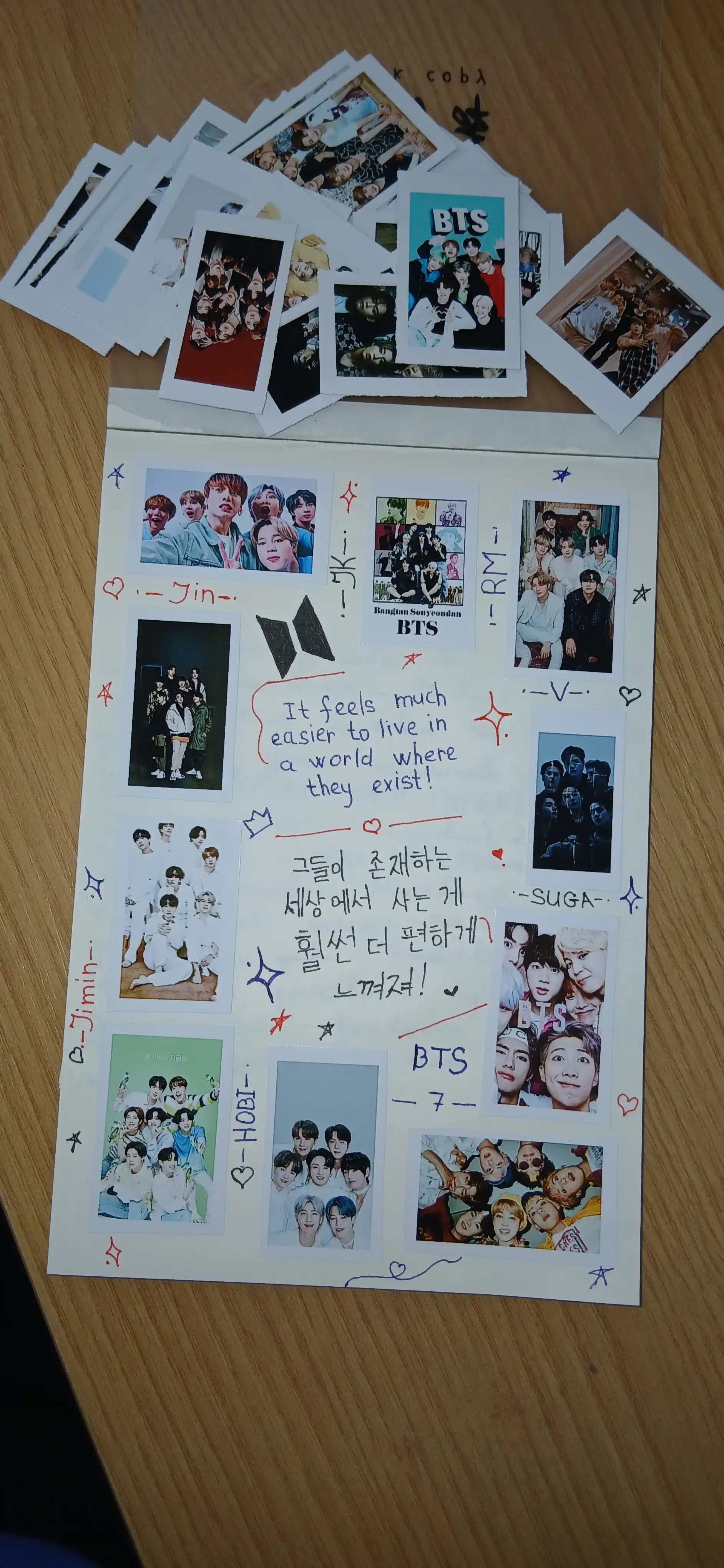 Стикеры BTS K-pop, 30 шт