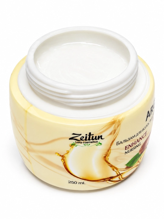 Zeitun Argan Oil - sochlar uchun ozuqaviy va tiklovchi balzam, argon moyi bilan 550 ml