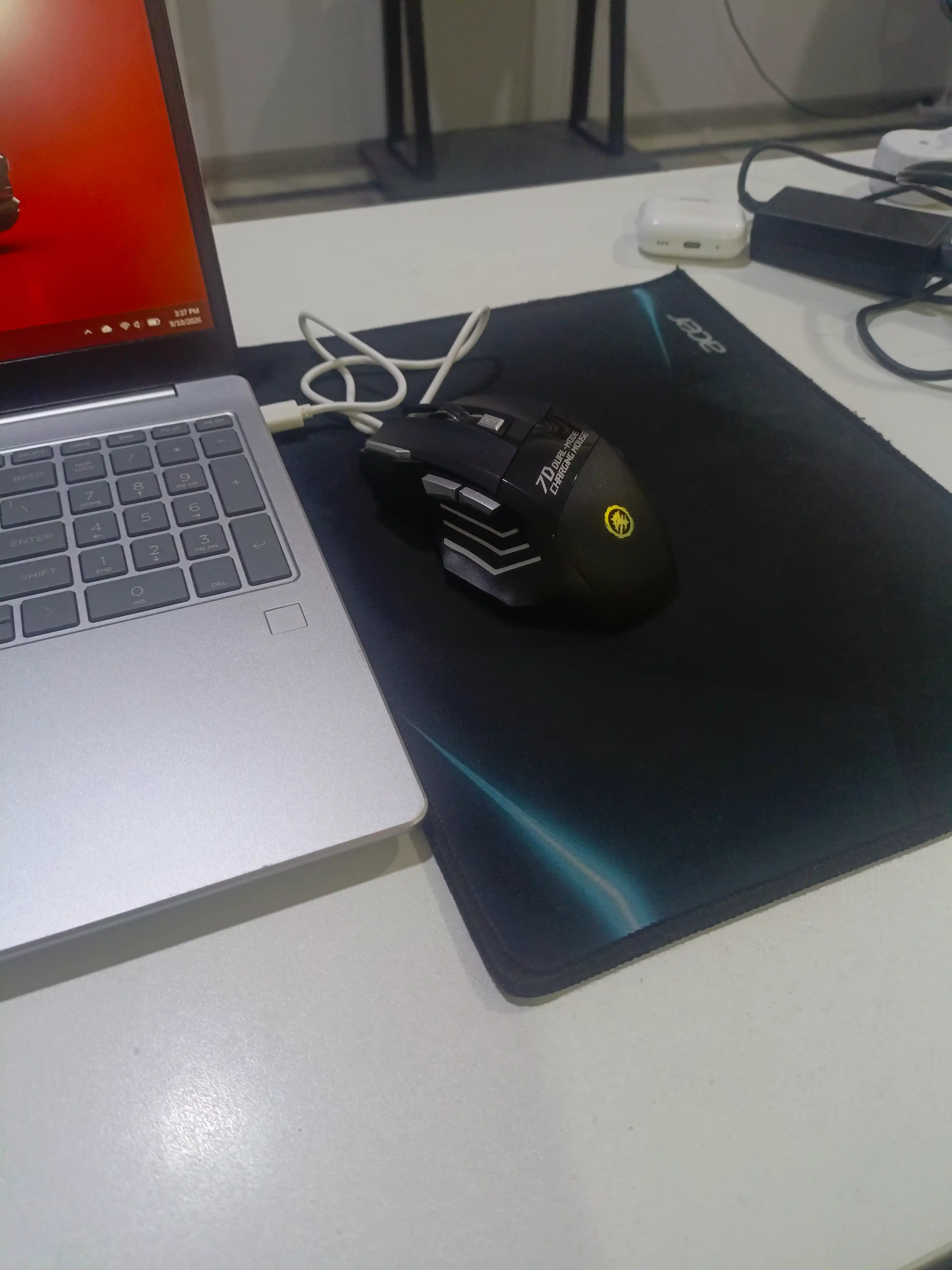 Мышка для компьютера, мышь компьютерная беспроводная Мышь с RGB подсветкой и Bluetooth