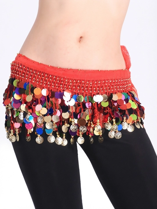 Tangalar bilan arabcha belbog‘, sharqona belly dance aksessuarlari