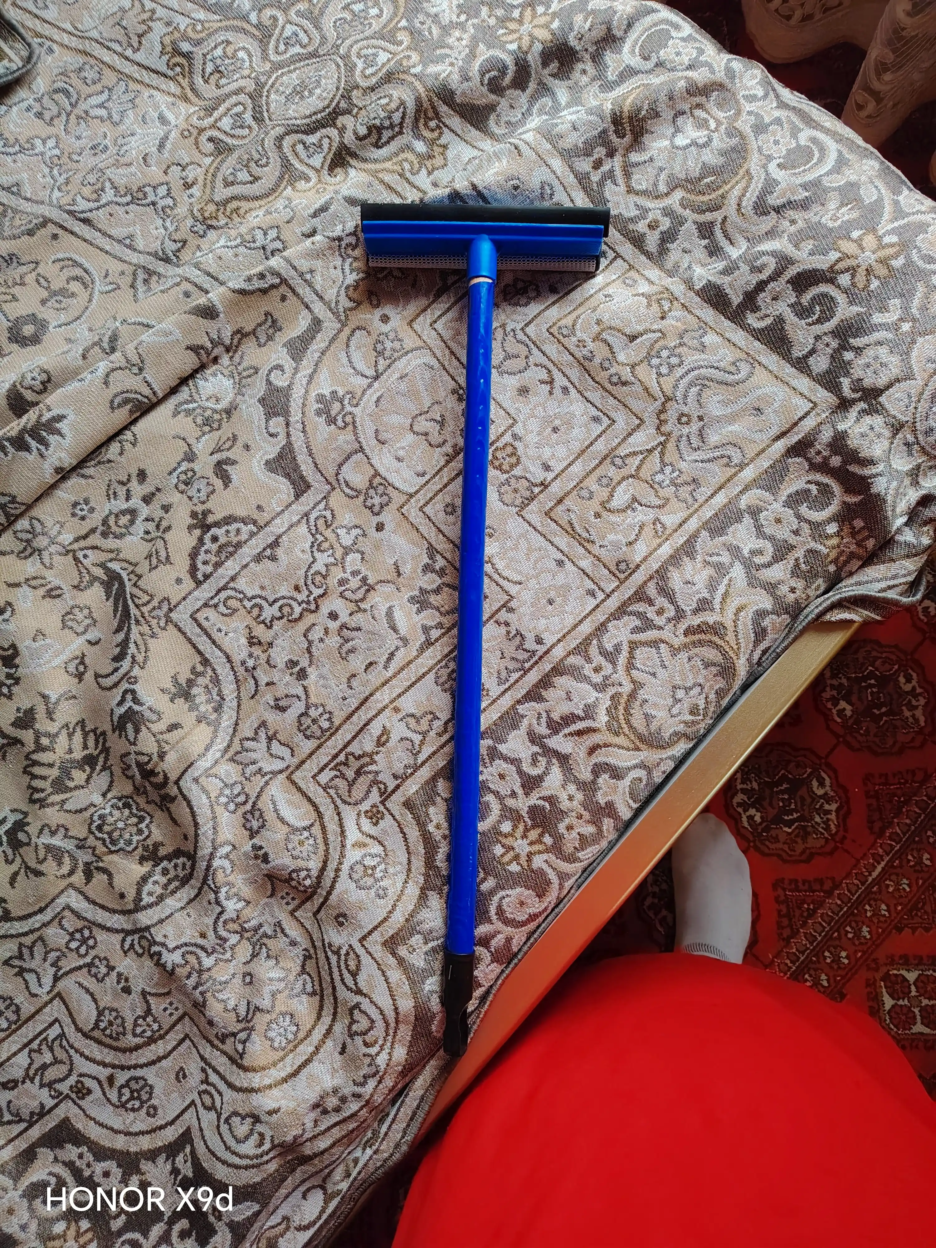 Oyna artish shvabrasi, gubka va rezina skrebokli 2 tasi 1 da, 70 sm