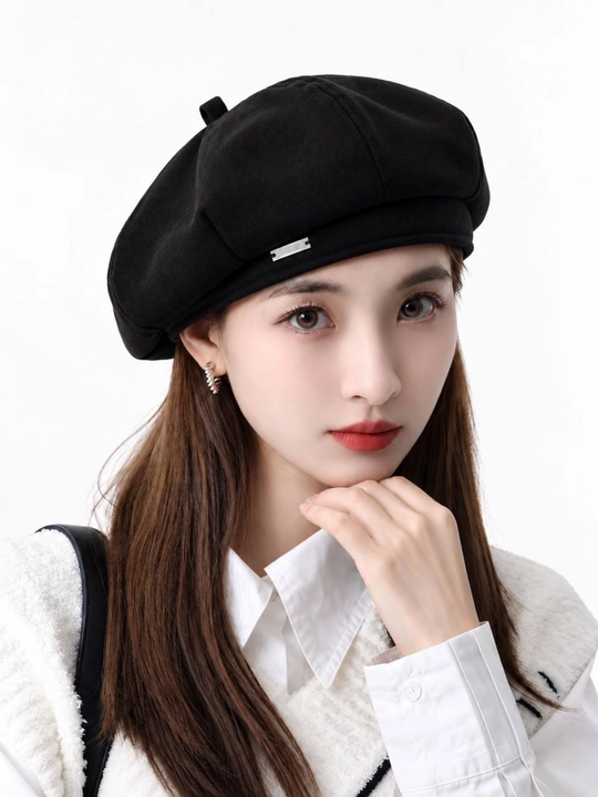 Ayollar uchun beret beretka shlyapa, bahorgi kuzgi va qishki zamonaviy bosh kiyim