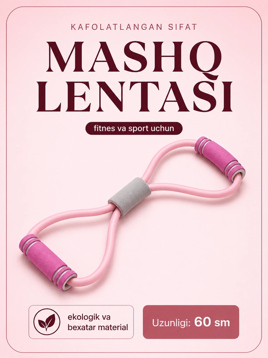 Fitnes ekspanderi, qo'llar, oyoqlar va press uchun - 