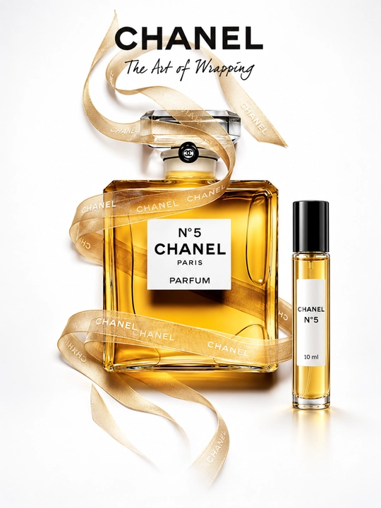 Chanel N°5 ayollar atirlari, parfyumeriya suvi, gul-aldegid ifori, turli hajmlar