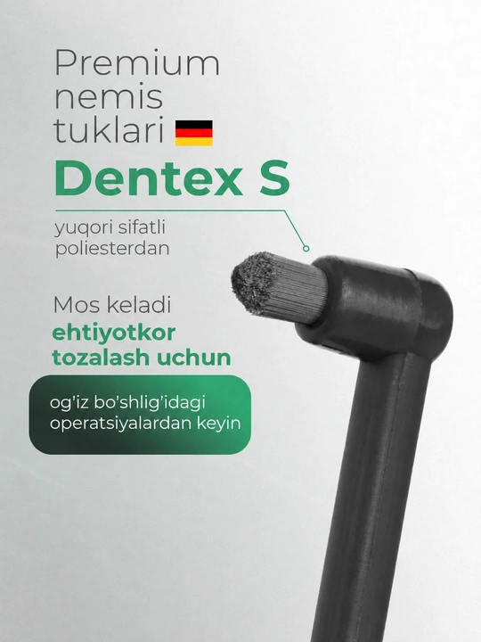 Monopuchok tish cho‘tkasi Revyline S1200 Single, breketlar uchun, ortodontik, yumshoq