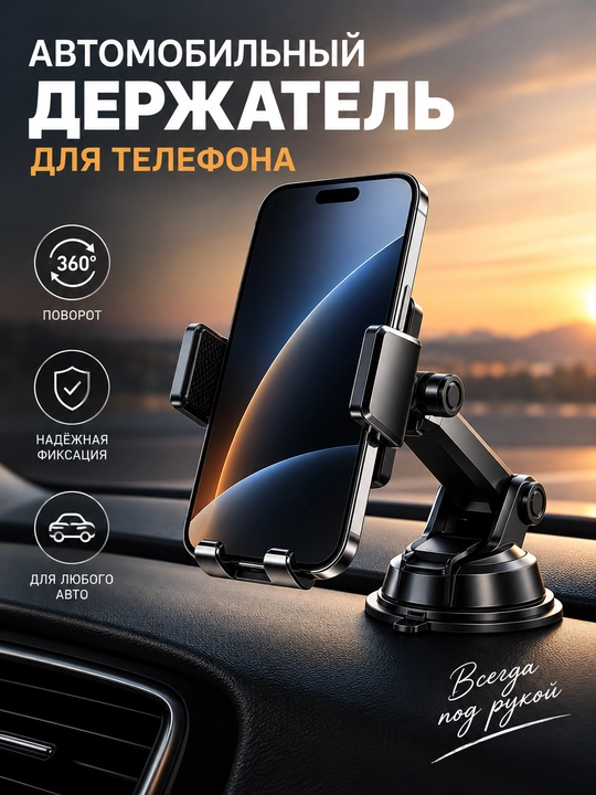 Telefon uchun avtomobil ushlagichi - 