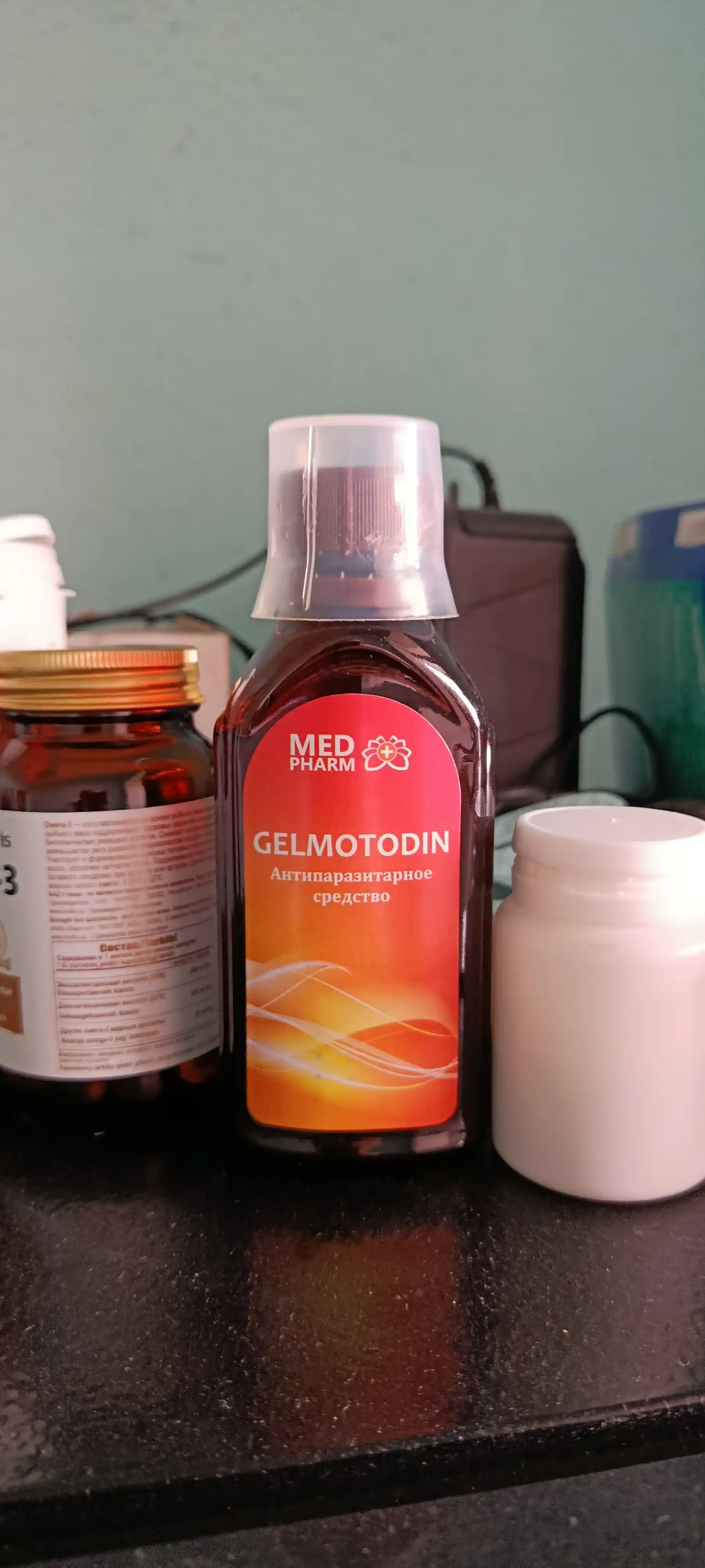 Gelmotodin — parazitlar va gijjalardan himoya qiluvchi tabiiy sirop, 150 ml