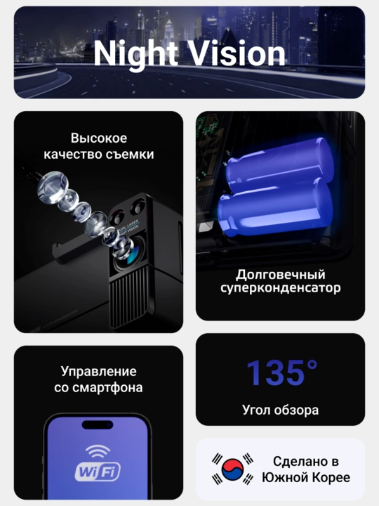 Гибрид радар-детектор с видеорегистратором Neoline X-COP ROADMASTER, Full HD + NightVision