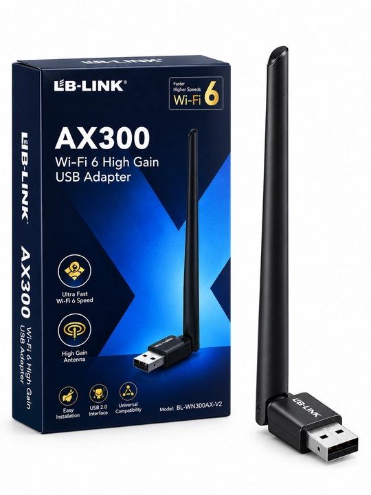 LB-LINK AX300 Wi-Fi 6 USB Adapter (BL-WN30) - 
