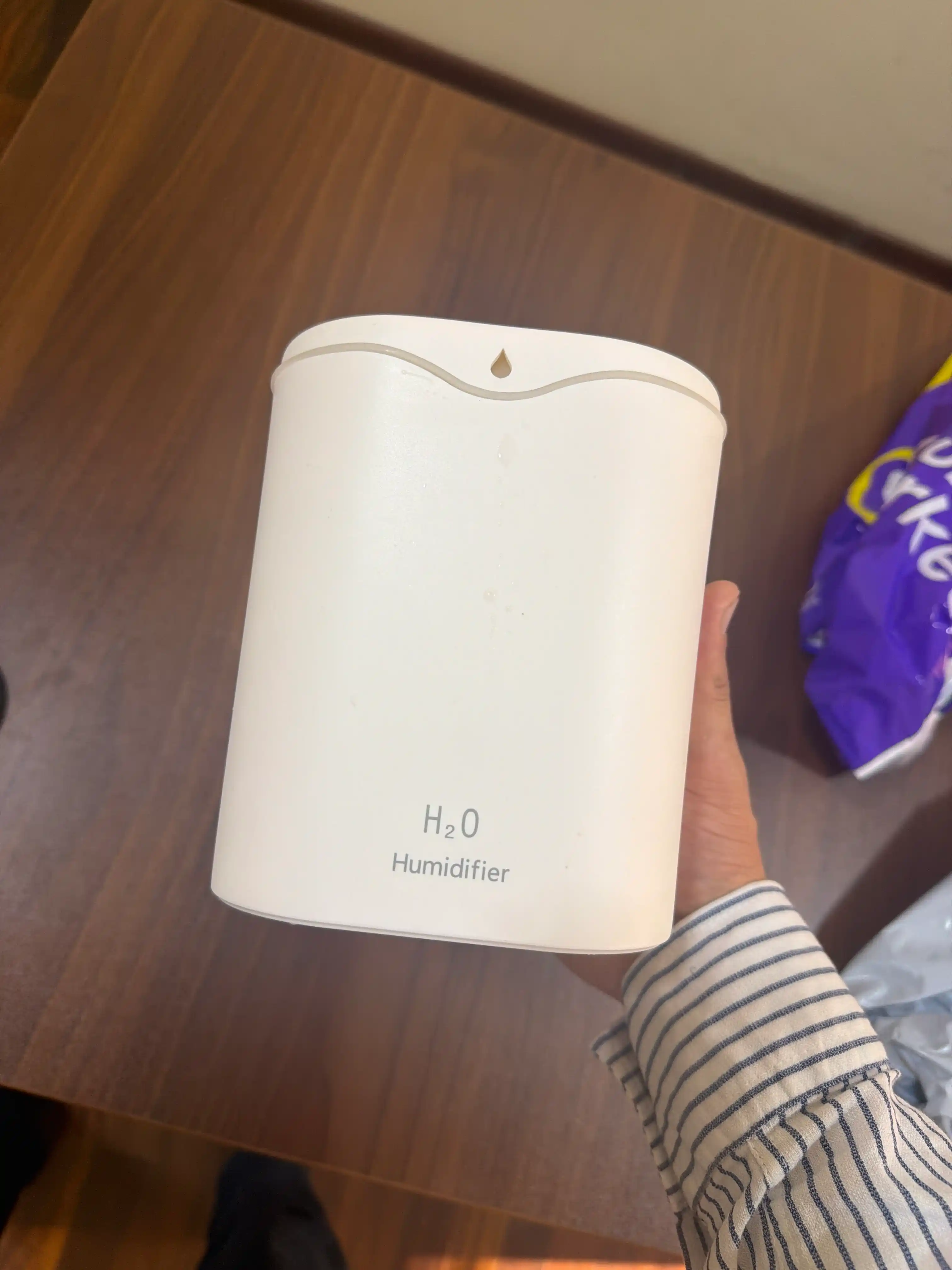 Uy va ofis uchun Bliss Home ultratovushli havo namlagichi, tungi chiroq, 2 litrli aromadiffuzor