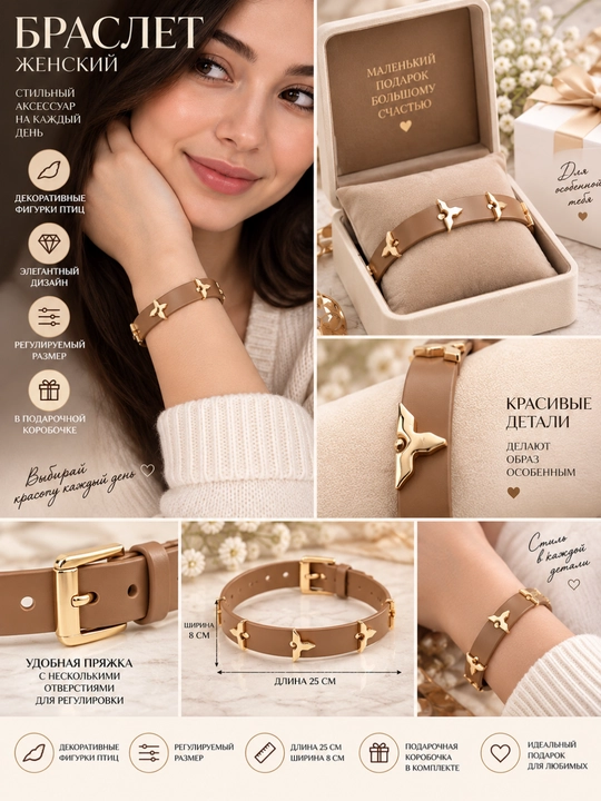 Элегантный и современный браслет Hermès