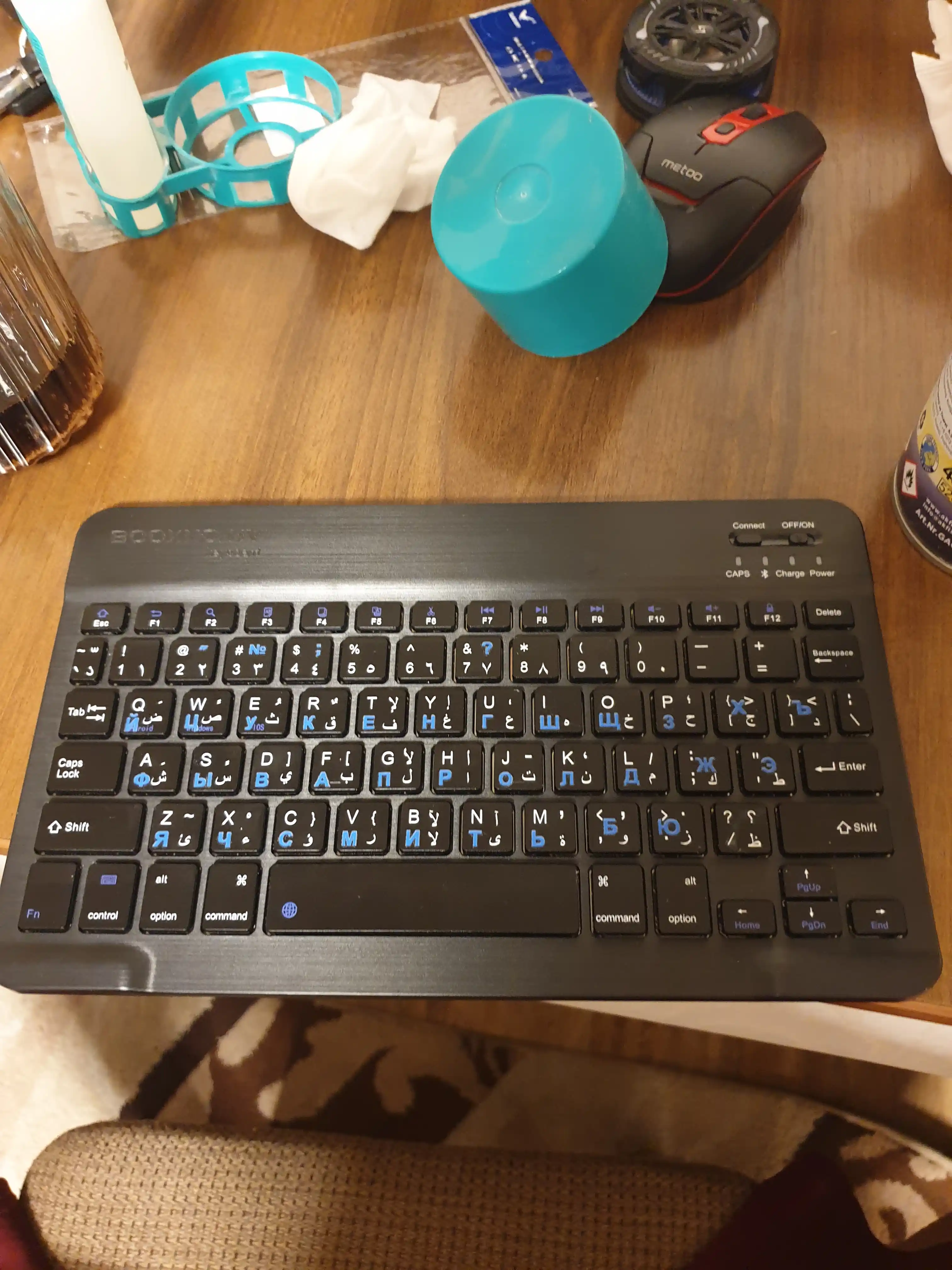 Shaffof ruscha kLaviatura nakleykasi – 3D bo‘rtma harflar, universal keyboard sticker