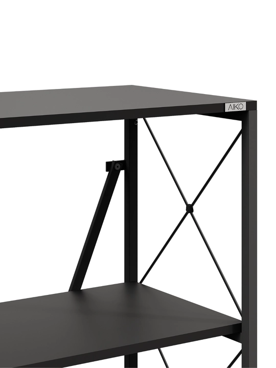 AIKO Krosses stellaj, kitob va o‘simliklar uchun taglik, lift javoni, 80 x 40 x 200 sm