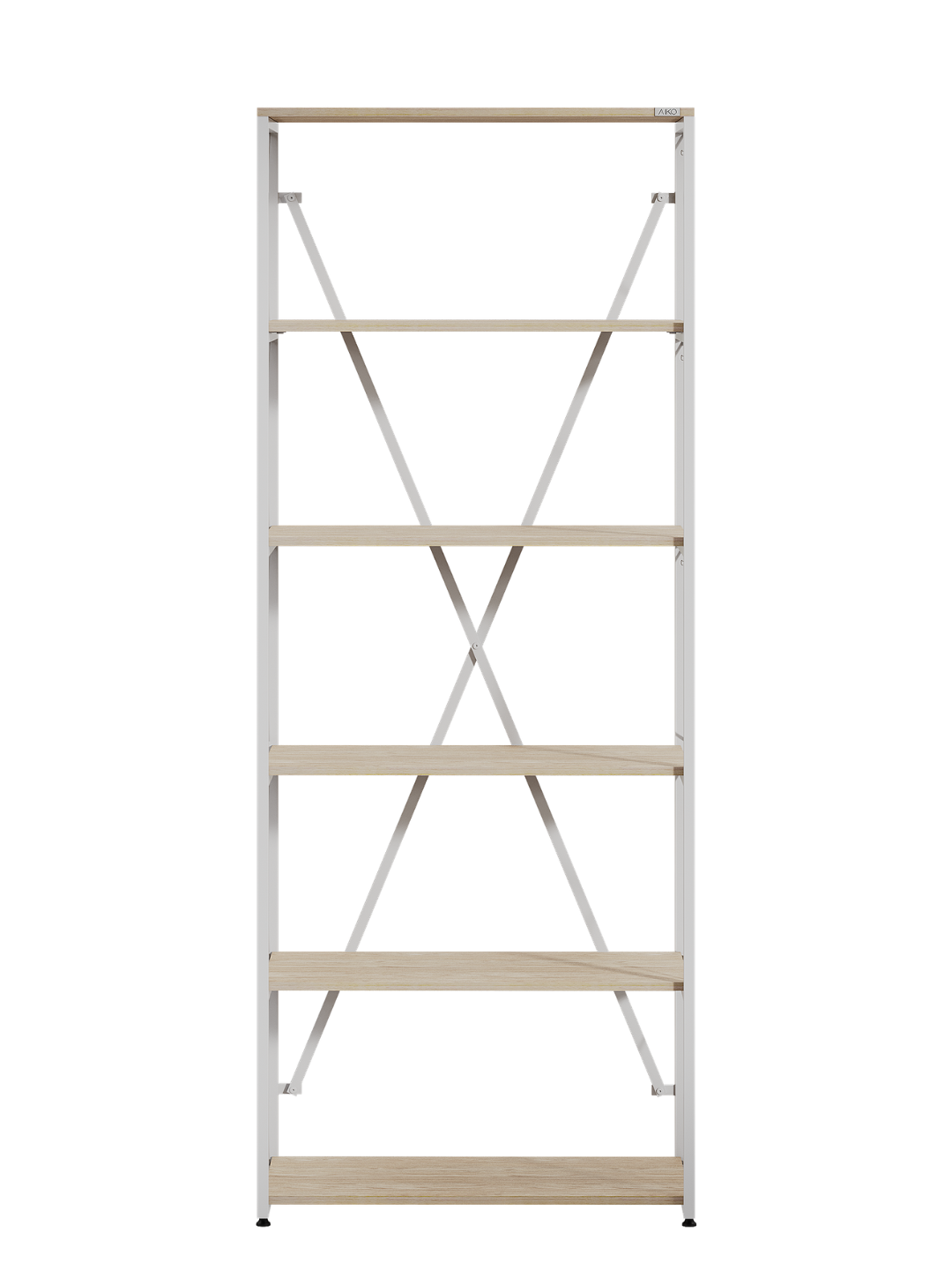 AIKO Krosses stellaj, kitob va o‘simliklar uchun taglik, lift javoni, 80 x 40 x 200 sm