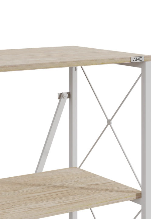 AIKO Krosses stellaj, kitob va o‘simliklar uchun taglik, lift javoni, 80 x 40 x 200 sm