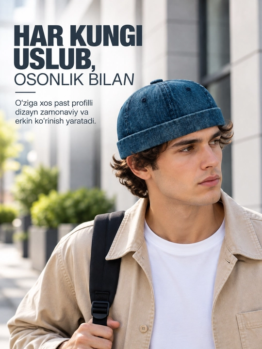 Doker shapka, Docker unisex, Bahor-yoz mavsumiga
