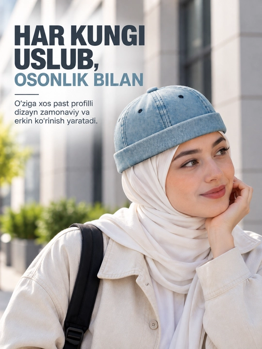 Doker shapka, Docker unisex, Bahor-yoz mavsumiga