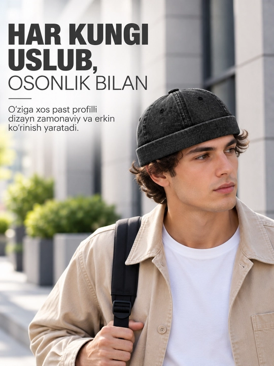 Doker shapka, Docker unisex, Bahor-yoz mavsumiga