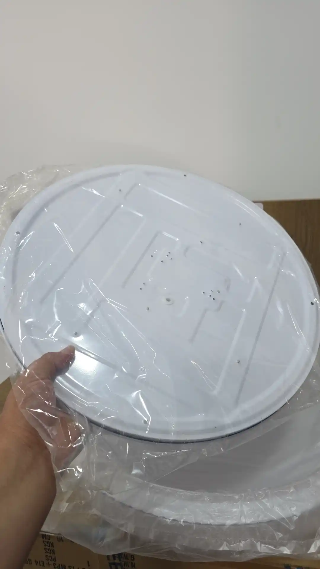 Shift LED lyustra 50 sm 96 Vt, 3 xil yorug‘lik rejimi, 25 m² gacha yoruqlik oson ornatish