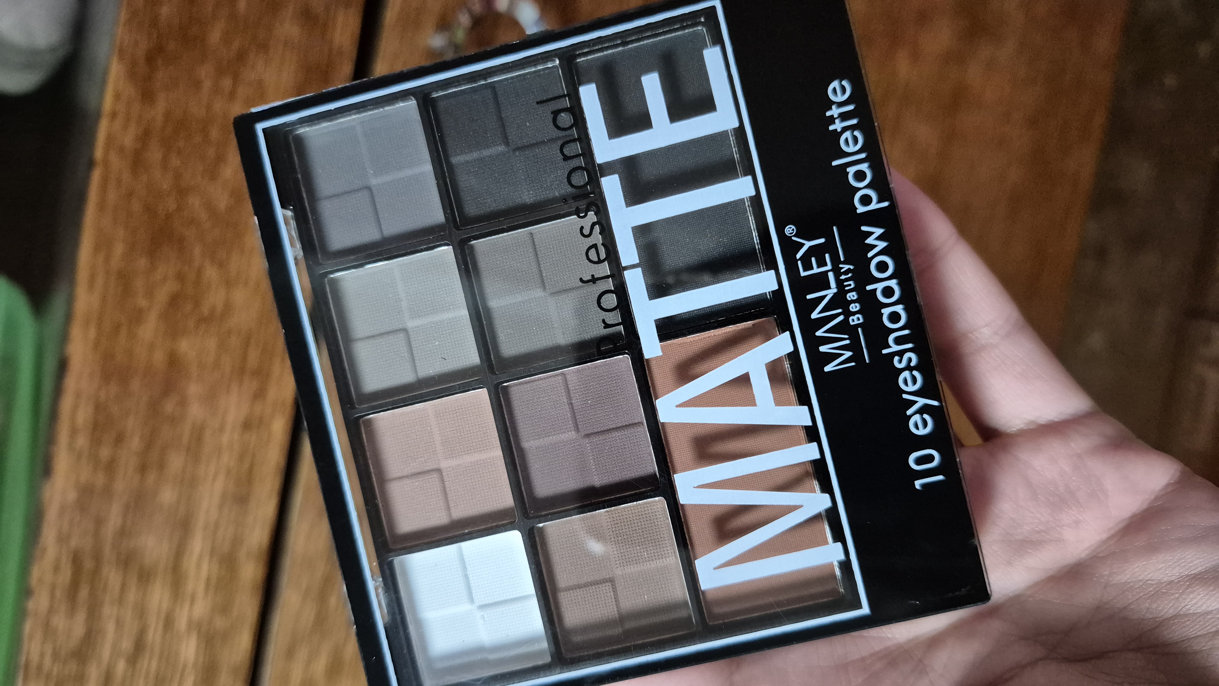 Палитра матовых теней для век, MATTE PROFESSIONAL тени для кожи вокруг глаз, из 10 цветов
