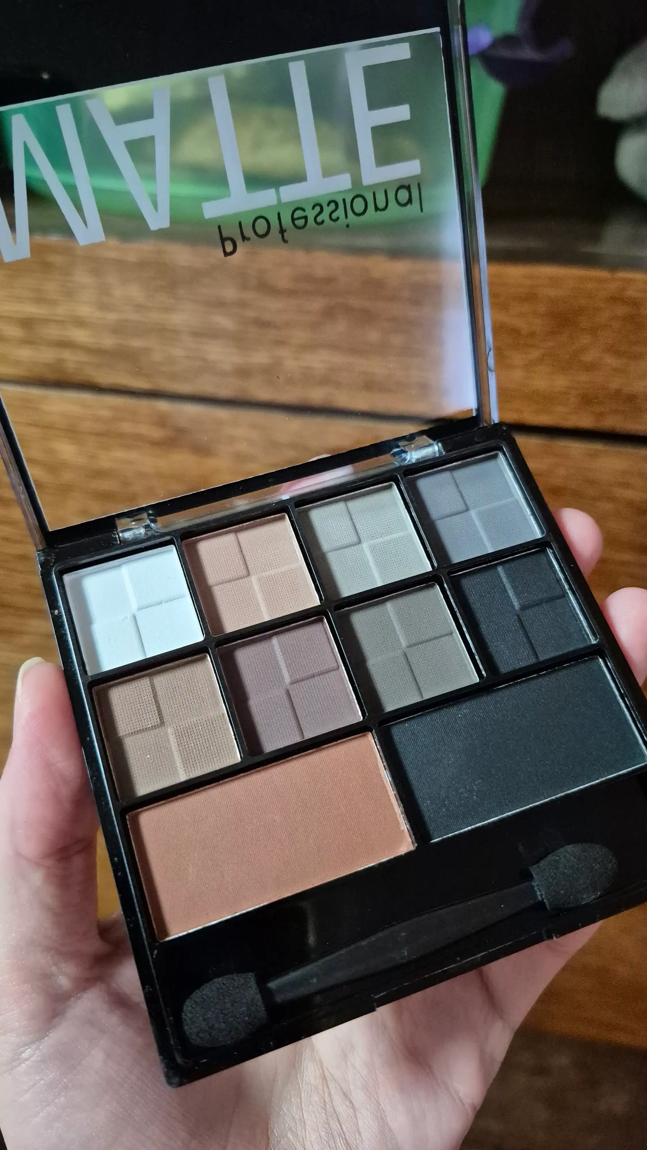Палитра матовых теней для век, MATTE PROFESSIONAL тени для кожи вокруг глаз, из 10 цветов